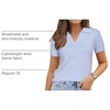 image:imageArachampCloz Womens Wool Blend Polo Business Casual Sweater Teacher OutfitsLight Blue
