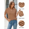 image:imageArachampCloz Womens Wool Blend Polo Business Casual Sweater Teacher OutfitsMocha Mousse
