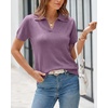 image:imageArachampCloz Womens Wool Blend Polo Business Casual Sweater Teacher OutfitsPurple