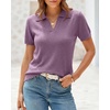 image:imageArachampCloz Womens Wool Blend Polo Business Casual Sweater Teacher OutfitsPurple