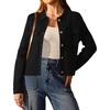 image:imageArachampCloz Womens Wool Blend Cropped Sweater Cardigan JacketBlack