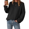 image:imageArachampCloz Womens Wool Blend Oversized Sweaters Fall Fashion Outfits 2026Black