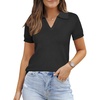 image:imageArachampCloz Womens Wool Blend Polo Business Casual Sweater Teacher OutfitsBlack