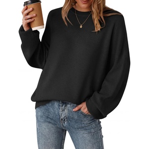 image:imageArachampCloz Womens Wool Blend Oversized Sweaters Fall Fashion Outfits 2026Black