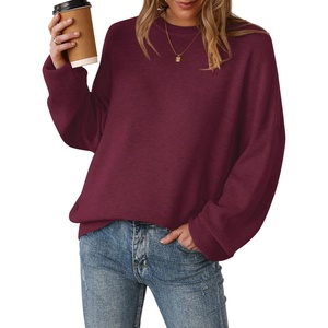 image:imageArachampCloz Womens Wool Blend Oversized Sweaters Fall Fashion Outfits 2026Burgundy