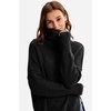 image:imageArachampCloz Womens Wool Blend Oversized Turtleneck Fall Work Casual SweaterBlack