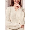 image:imageArachampCloz Womens Wool Blend Oversized V Neck Fall Winter Chunky SweatersBeige