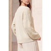 image:imageArachampCloz Womens Wool Blend Oversized V Neck Fall Winter Chunky SweatersBeige
