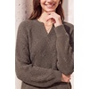 image:imageArachampCloz Womens Wool Blend Oversized V Neck Fall Winter Chunky SweatersCoffee