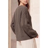 image:imageArachampCloz Womens Wool Blend Oversized V Neck Fall Winter Chunky SweatersCoffee