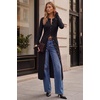 image:imageArachampCloz Womens Wool Blend Slim Fit Duster Fall Work Long CardiganBlack