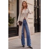 image:imageArachampCloz Womens Wool Blend Slim Fit Duster Fall Work Long CardiganOatmeal