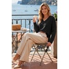 image:imageArachampCloz Womens Wool Blend Oversized V Neck Fall Casual Pullover SweaterBlack