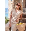 image:imageArachampCloz Womens Wool Blend Relaxed Sleevelesss Fall Casual Sweater VestApricot