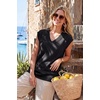 image:imageArachampCloz Womens Wool Blend Relaxed Sleevelesss Fall Casual Sweater VestBlack