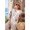 image:imageArachampCloz Womens Wool Blend Relaxed Sleevelesss Fall Casual Sweater VestWhite