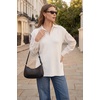 image:imageArachampCloz Womens Wool Blend Relaxed Sleevelesss Fall Casual Sweater VestWhite