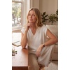 image:imageArachampCloz Womens Wool Blend Relaxed Sleevelesss Fall Casual Sweater VestWhite