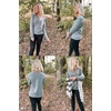 image:imageArachampCloz 2 Pack Womens Sweater 2026 Lightweight Soft V Neck Long Sleeve Fall Tops Fashion Clothes Casual Shirts PulloverBlackgrey