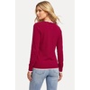 image:imageArachampCloz Womens 2026 Fall V Neck Sweaters Pullover Long Sleeve Knit TopsBurgundy