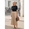 image:imageArachampCloz Womens Cashmere Wool Short Sleeve Sweater Business Casual TopsBlack