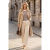 image:imageArachampCloz Womens Classic Striped Summer Crewneck Sweater Work Tops 2026Brown