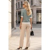 image:imageArachampCloz Womens Classic Striped Summer Crewneck Sweater Work Tops 2026Green