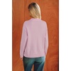 image:imageArachampCloz Womens Collared V Neck Eyelet Knit Fall Cotton Polo SweatersLight Pink