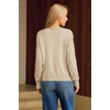 image:imageArachampCloz Womens Comfy Cotton Blend Cable Knit Casual Sweaters 2025Apricot