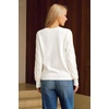image:imageArachampCloz Womens Comfy Cotton Blend Cable Knit Casual Sweaters 2025White