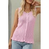 image:imageArachampCloz Womens Cotton Sleeveless Sweater Vest Beach Vacation OutfitsPink