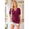 image:imageArachampCloz Womens Lightweight Summer Short Sleeve Sweater Top Shirt BlouseAzwine