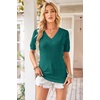 image:imageArachampCloz Womens Lightweight Summer Short Sleeve Sweater Top Shirt BlouseGreen 03