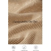 image:imageArachampCloz Womens Oversized 34 Sleeve Crochet Tops Summer Casual SweaterLight Khaki
