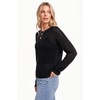image:imageArachampCloz Womens Oversized 34 Sleeve Crochet Tops Summer Casual SweaterZblack