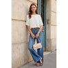 image:imageArachampCloz Womens Oversized Batwing Sleeve Business Casual Sweater TopsBeige