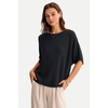 image:imageArachampCloz Womens Oversized Batwing Sleeve Business Casual Sweater TopsBlack