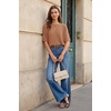 image:imageArachampCloz Womens Oversized Batwing Sleeve Business Casual Sweater TopsCaramel