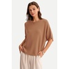 image:imageArachampCloz Womens Oversized Batwing Sleeve Business Casual Sweater TopsCaramel
