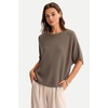 image:imageArachampCloz Womens Oversized Batwing Sleeve Business Casual Sweater TopsCoffee