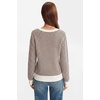 image:imageArachampCloz Womens Polo Striped Long Sleeve Casual Sweaters Breathable TopsBrown