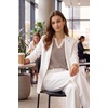 image:imageArachampCloz Womens Polo Striped Long Sleeve Casual Sweaters Breathable TopsBrown