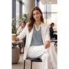 image:imageArachampCloz Womens Polo Striped Long Sleeve Casual Sweaters Breathable TopsNavy