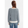 image:imageArachampCloz Womens Polo Striped Long Sleeve Casual Sweaters Breathable TopsNavy