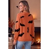 image:imageArachampCloz Womens Relaxed Fit Sweaters Spring Fall Casual Cozy Tops 2026Bat Orange Black