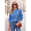 image:imageArachampCloz Womens Relaxed Fit Sweaters Spring Fall Casual Cozy Tops 2026Blue