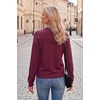 image:imageArachampCloz Womens Relaxed Fit Sweaters Spring Fall Casual Cozy Tops 2026Burgundy