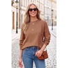 image:imageArachampCloz Womens Relaxed Fit Sweaters Spring Fall Casual Cozy Tops 2026Caramel