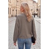 image:imageArachampCloz Womens Relaxed Fit Sweaters Spring Fall Casual Cozy Tops 2026Dark Coffee