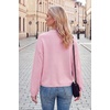 image:imageArachampCloz Womens Relaxed Fit Sweaters Spring Fall Casual Cozy Tops 2026Light Pink